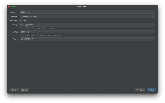 Project Properties