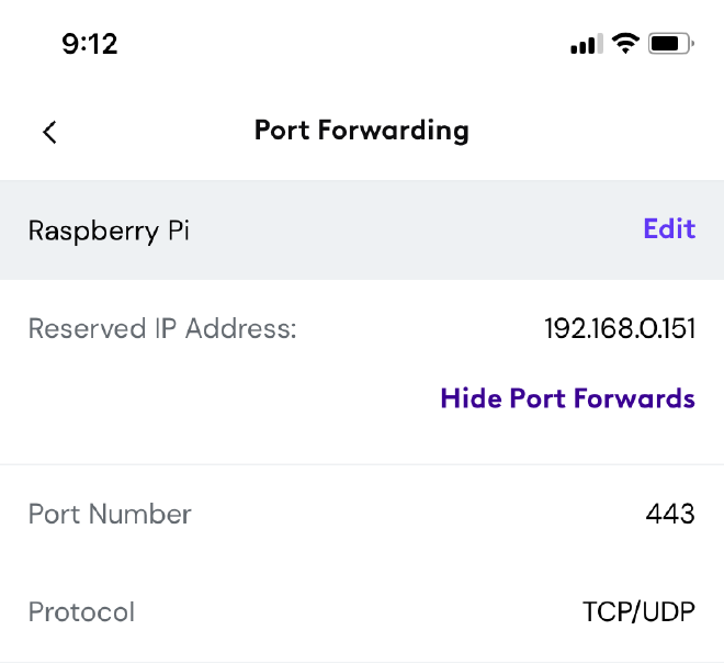 Cox Port Forwarding